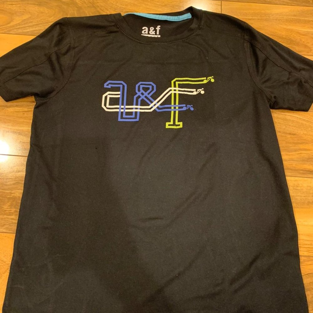 Black Synthetic Tee
